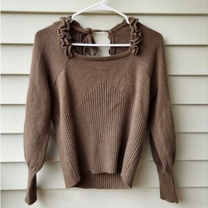 Cliche sweater open back  size L